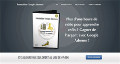 Desktop Screenshot of formation-adsense.autourdututo.fr