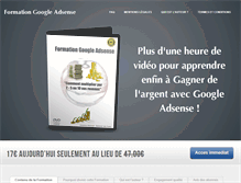 Tablet Screenshot of formation-adsense.autourdututo.fr